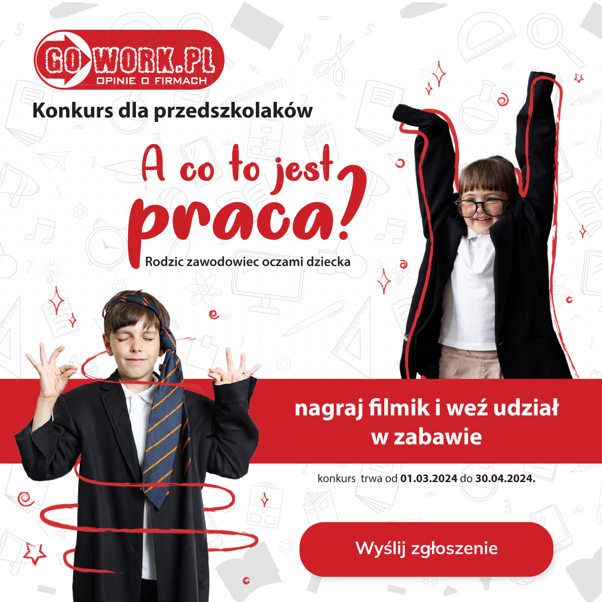 GoWork organizuje konkurs dla przedszkolaków – zapraszamy!